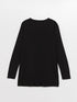LC Waikiki Crew Neck Regular Long Sleeve Women's T-shirt